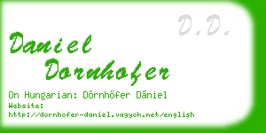 daniel dornhofer business card